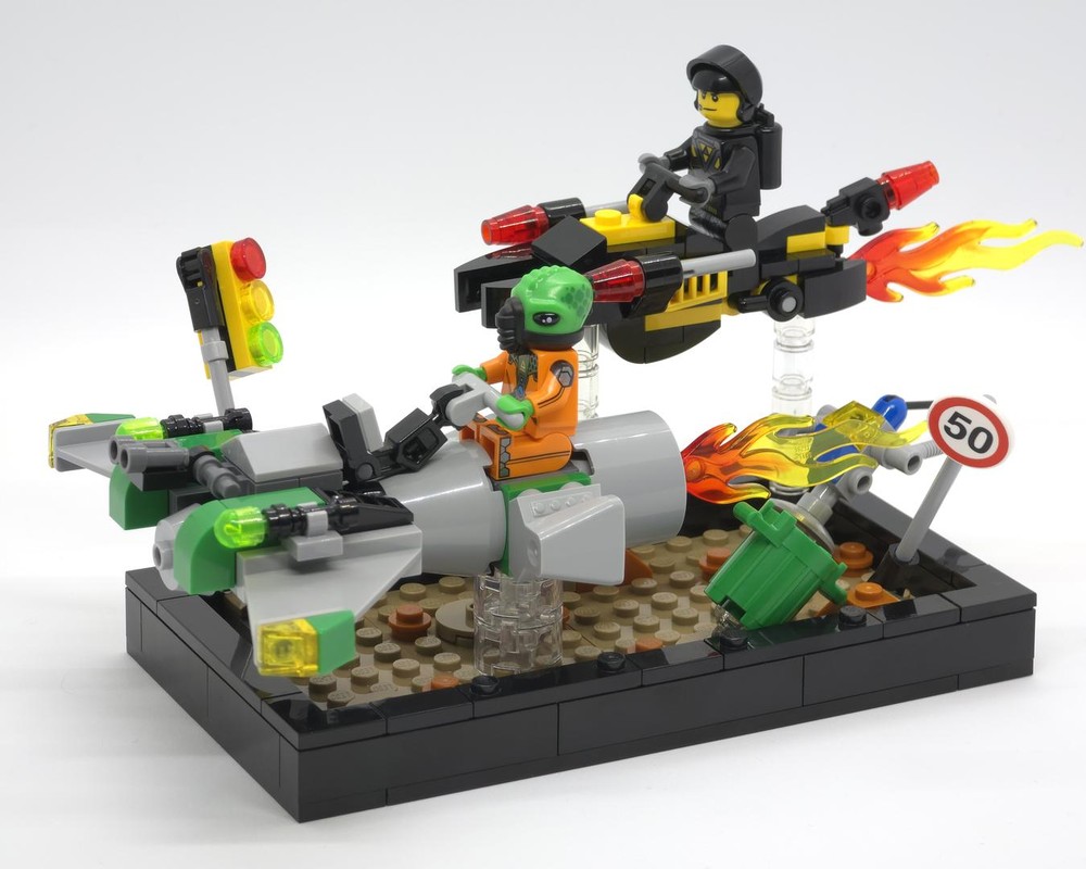 Lego Blacktron Hunter Pursuit