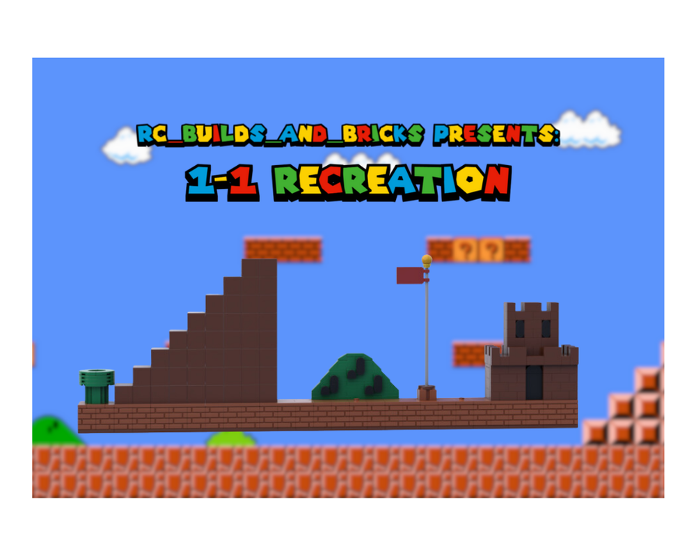 Lego Super Mario Bros. -- 1-1 diorama