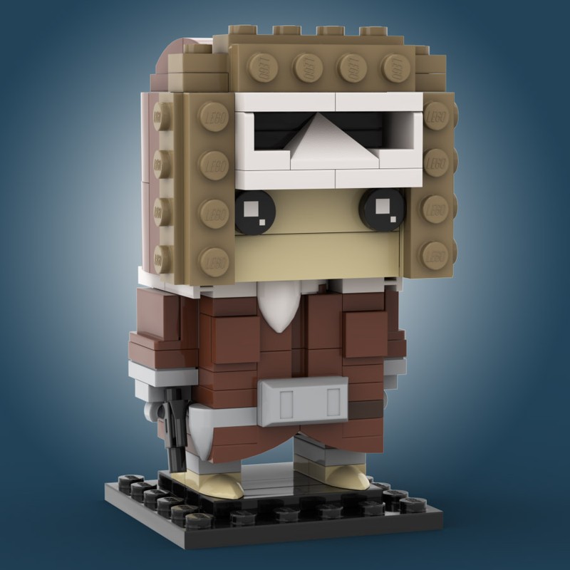 Lego Ha Solo Hoth Outfit Brickheadz