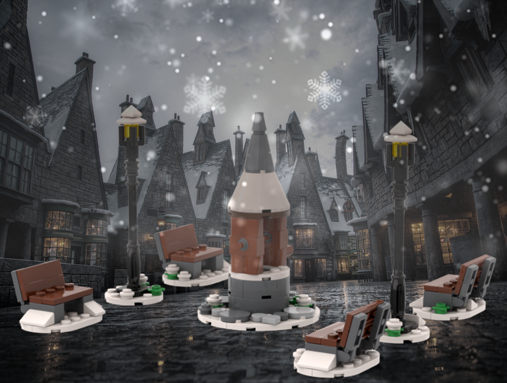 Lego Hogsmeade Plaza