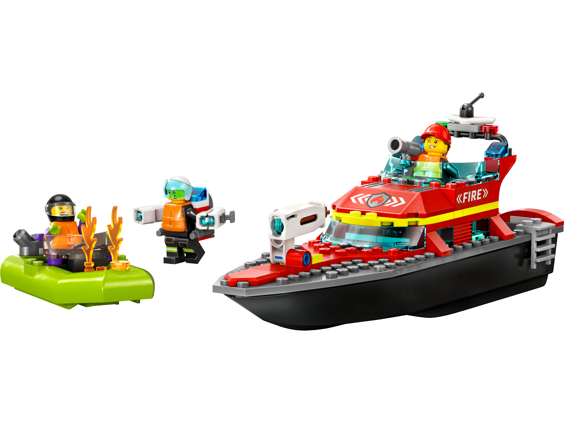 Lego Fire Rescue Boat