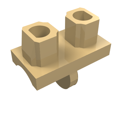 Lego Hips / Pearl Light Gold