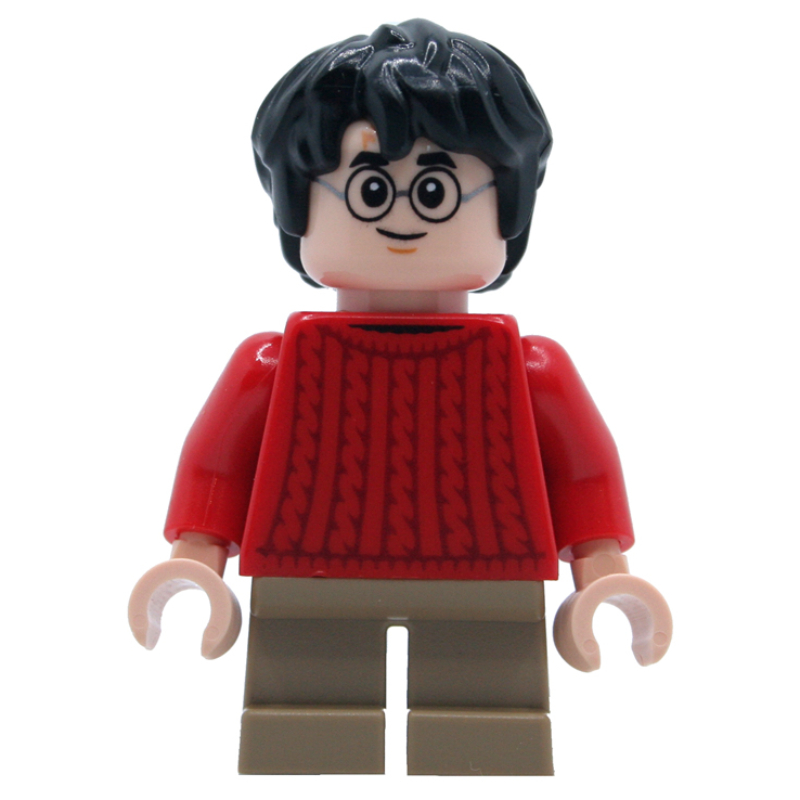 Lego Harry Potter, Red Sweater, Short Dark Tan Legs