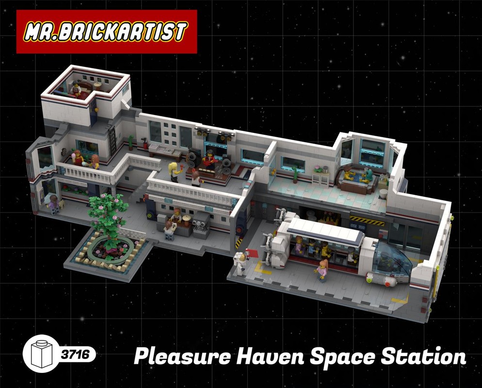 Lego Pleasure Haven Space Station - Adult Oriented Play Set