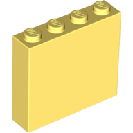 Lego Brick 1 x 4 x 3 / Bright Light Yellow