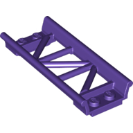 Lego Vehicle Track, Roller Coaster Straight 8L / Dark Purple