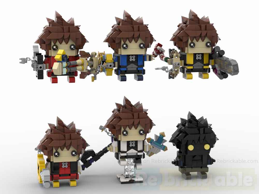 Lego Sora's Drive Forms - Kingdom Hearts II