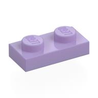 Lego Plate 1 x 2 / Lavender
