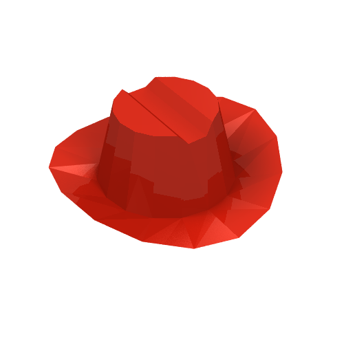Lego Hat Cowboy / Red