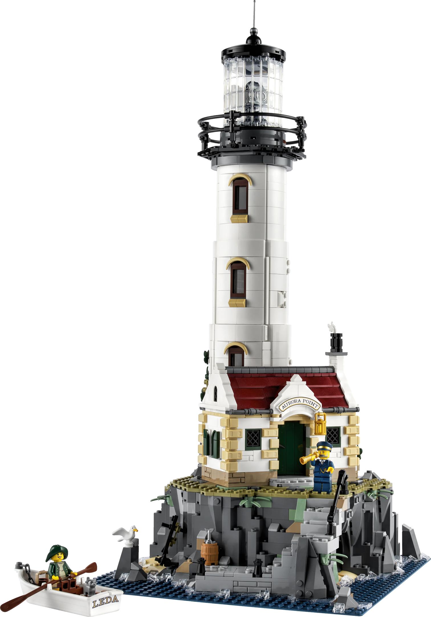 Lego Motorized Lighthouse