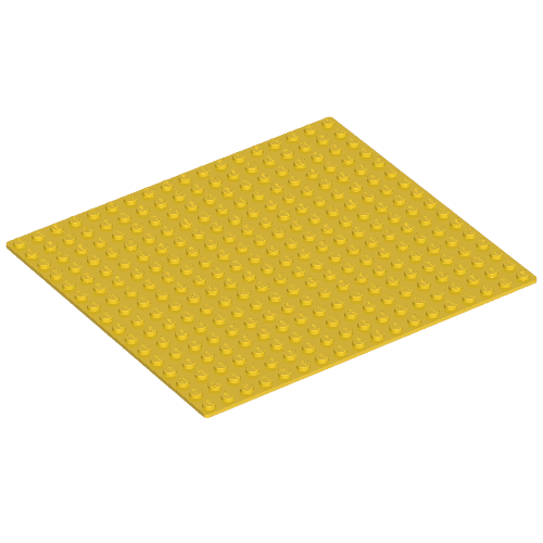 Lego Baseplate 16 x 18 / Yellow