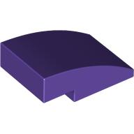Lego Brick Curved 3 x 2 No Studs / Dark Purple