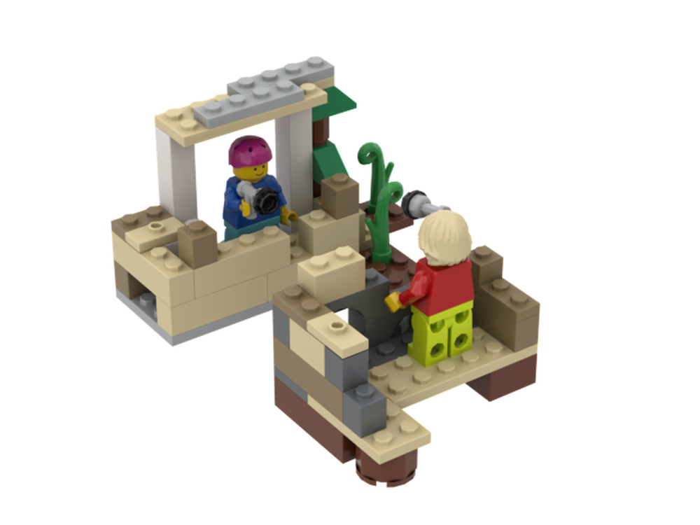 Lego BYGGLEK War scene