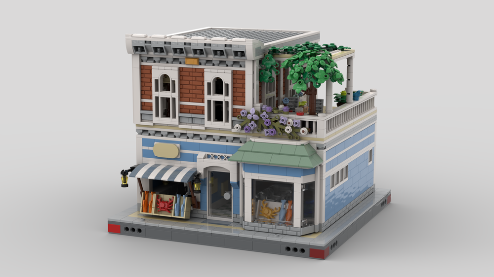 Lego Fishmonger Shop & Office