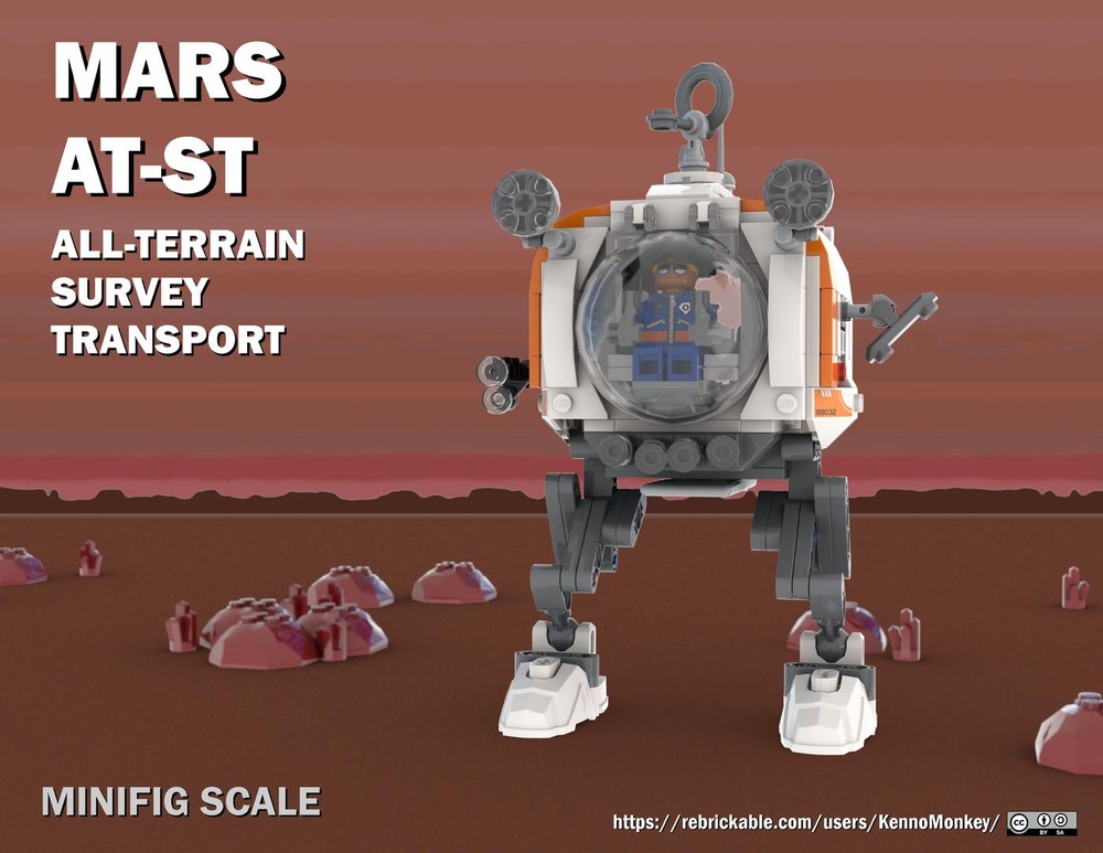 Lego Mars AT-ST All-Terrain Survey Transport