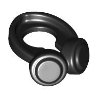 Lego Minifig Neckwear Headphones / Black