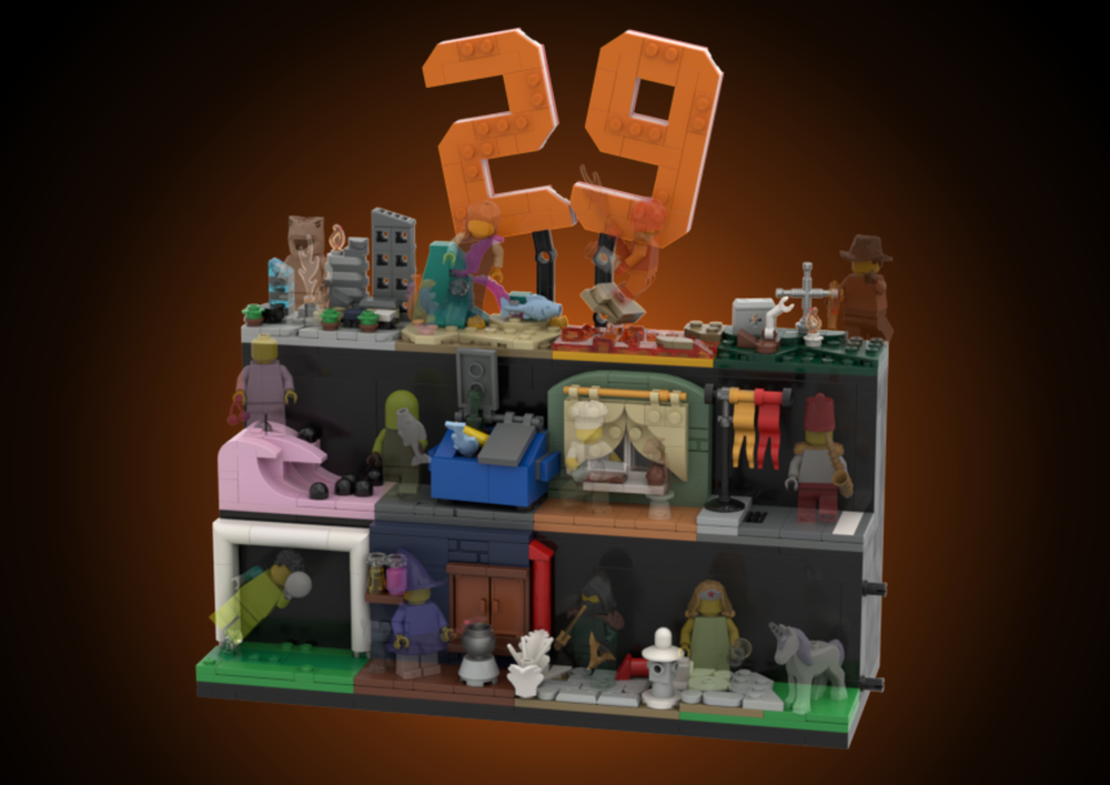 Lego CMF Series 29 - Minifigure Display Stand