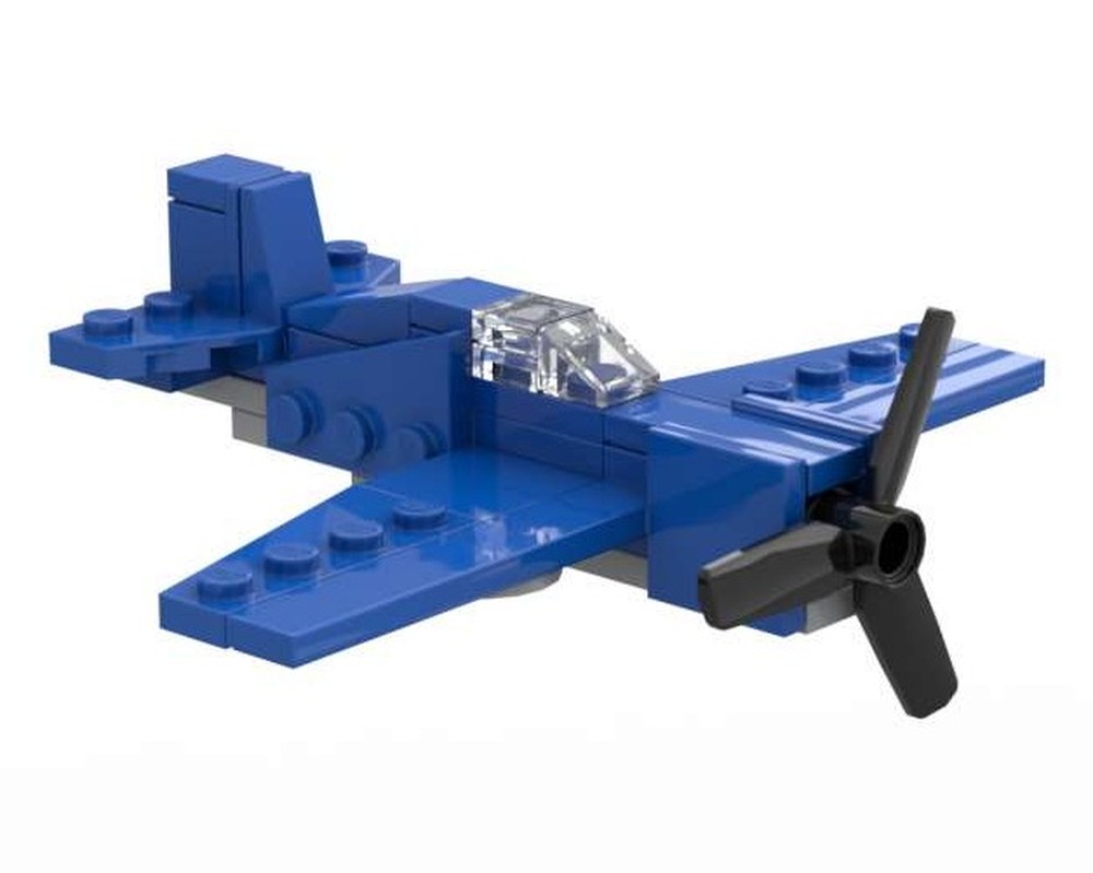 Lego Grumman F4F Wildcat (1/110 scale)