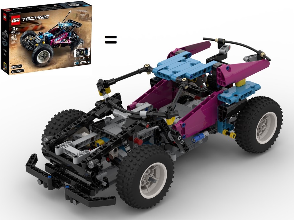 Lego Sport Car 42124 D-model