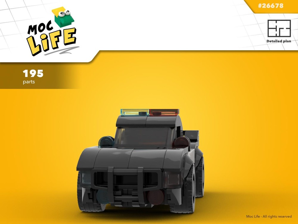 Lego Ford Mustang police