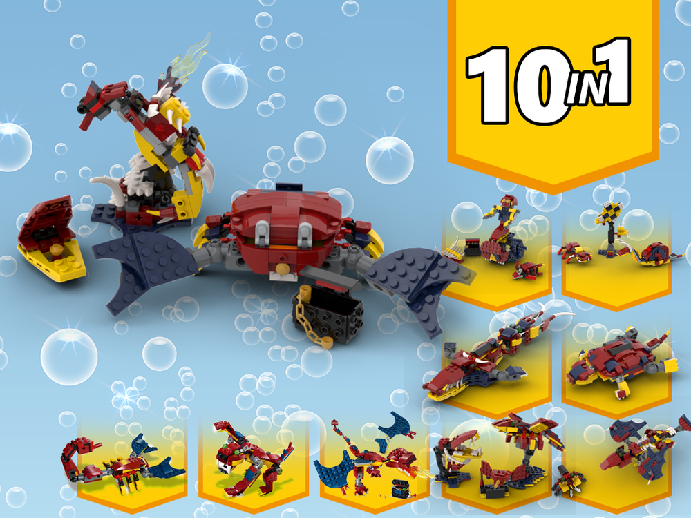 Lego 31102 Alternative Build Pack | 7 MOCs