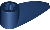 Lego Bionicle 1 x 3 Tooth with Axle Hole (Bohrok Eye) / Dark Blue