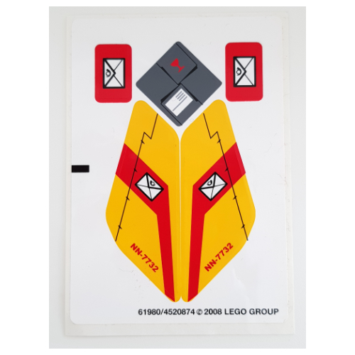 Lego Sticker Sheet for Set 7732-1 / [No Color/Any Color]
