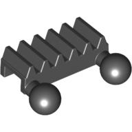 Lego Technic Gear Rack 1 x 2 with Ball Joints / Black
