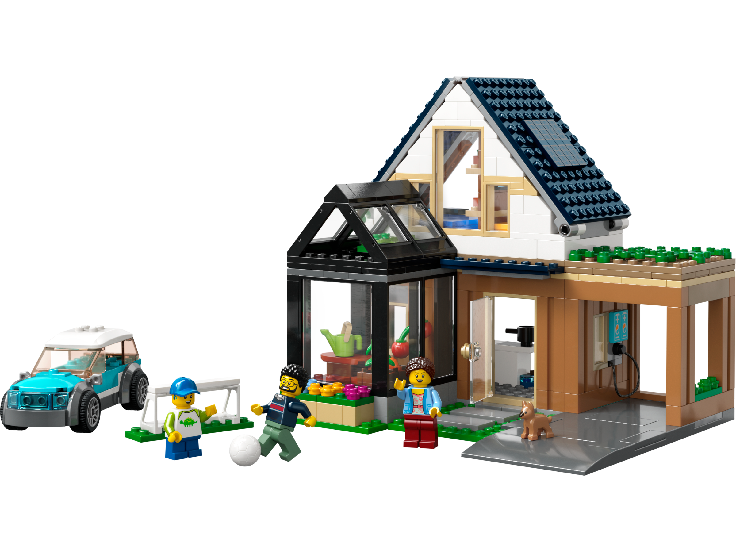Lego Family House and Electric Car
