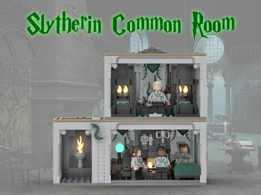 Lego Slyth*rin Common Room Set (Modular)