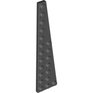 Lego Wedge Plate 12 x 3 Right / Black
