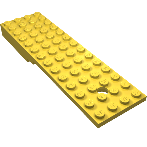 Lego Vehicle Base, Trailer 4 x 14 x 1 / Yellow
