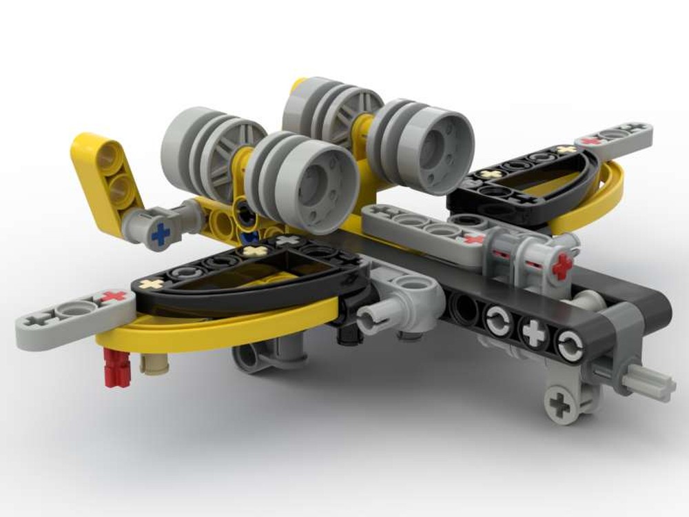 Lego A-10 Thunderbolt (''Warthog'') [8290-1 modification]