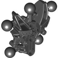 Lego Large Figure Skeletal, Torso with 5 Ball Joints (Av-Matoran Type 1) / Black