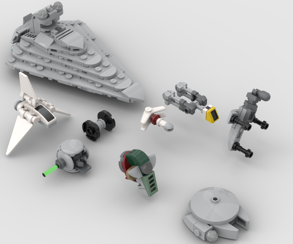 Lego Star Wars nanoship collection