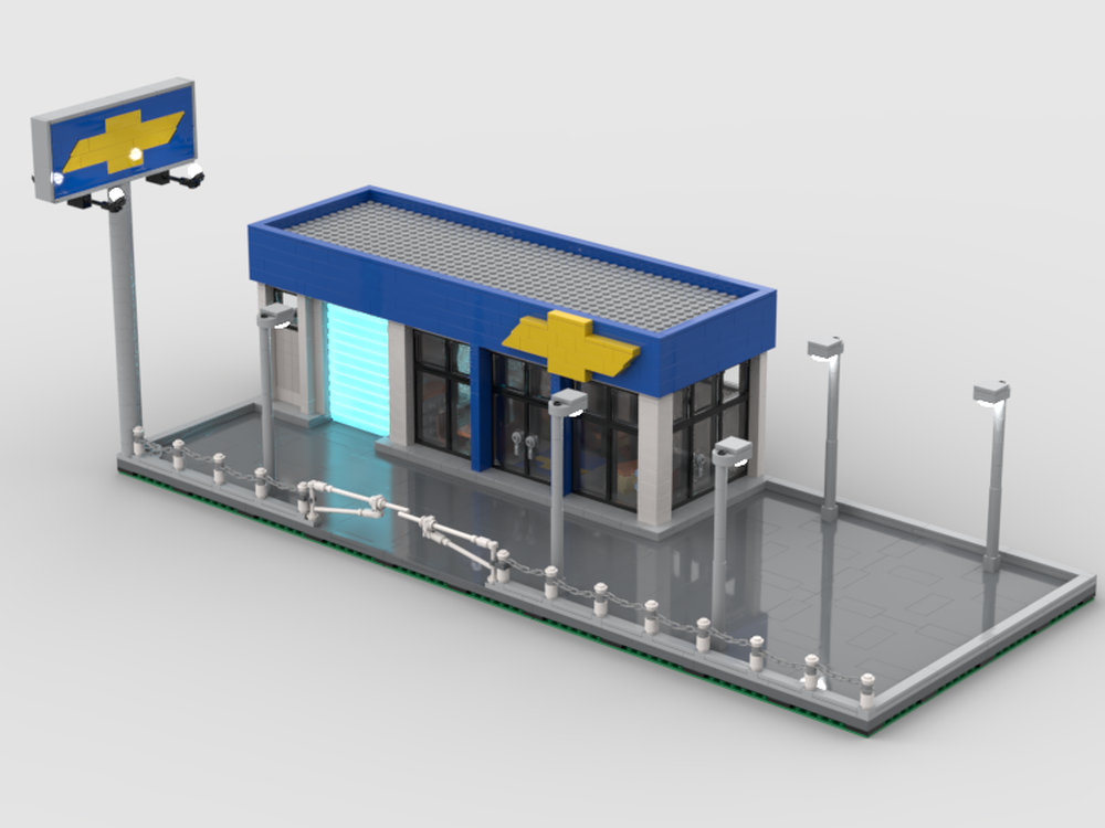 Lego Chevy Car Dealership