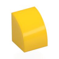 Lego Brick Curved 1 x 1 / Yellow