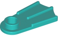 Lego Minifigure Footgear Flipper / Dark Turquoise