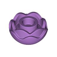 Lego Plant, Flower, Peony Rose with 2 Layers / Medium Lavender