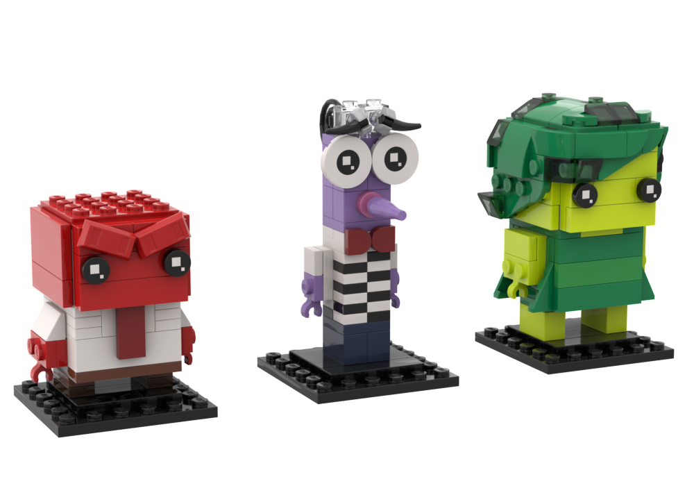 Lego Anger Fear & Disgust: Inside Out