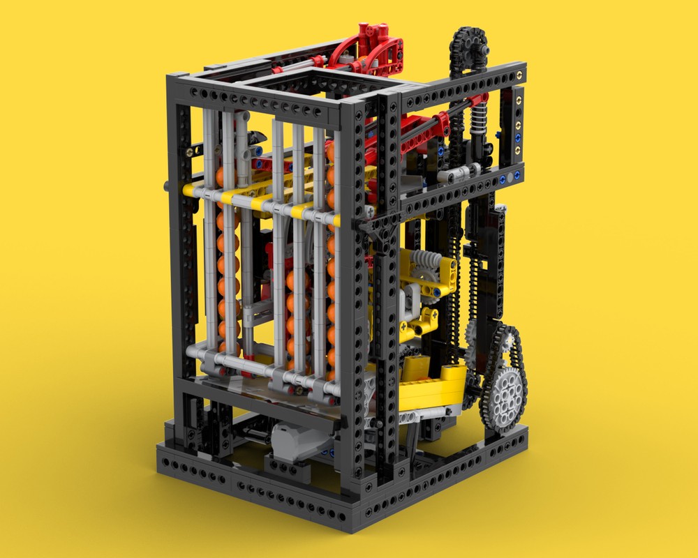 Lego Vertical Ball Clock