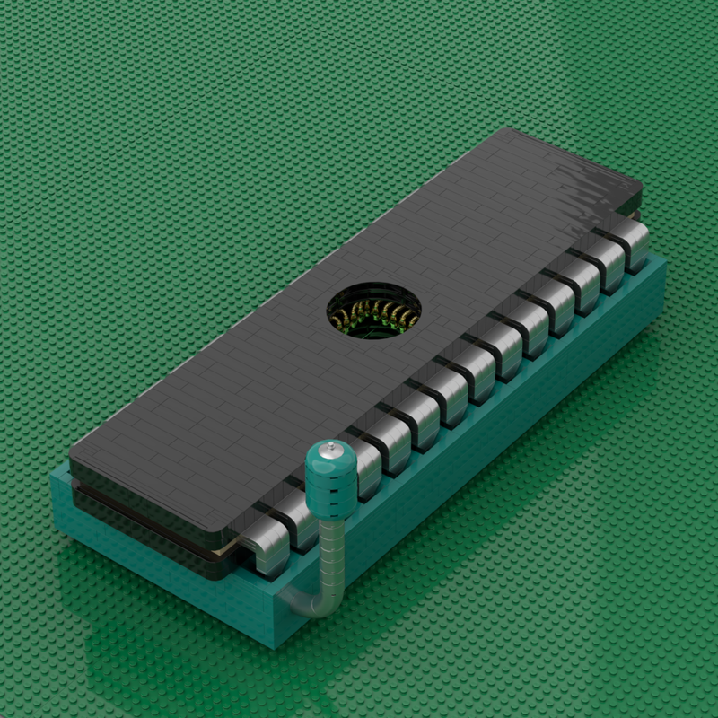 Lego Eprom 28-pin in ZIF-socket