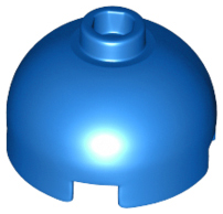 Lego Brick, Round 2 x 2 Dome Top / Blue