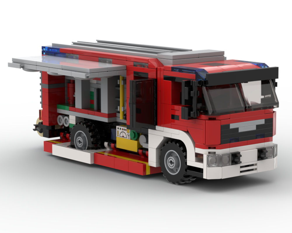 Lego HLF20 Feuerwehr 8W MAN Fire Truck