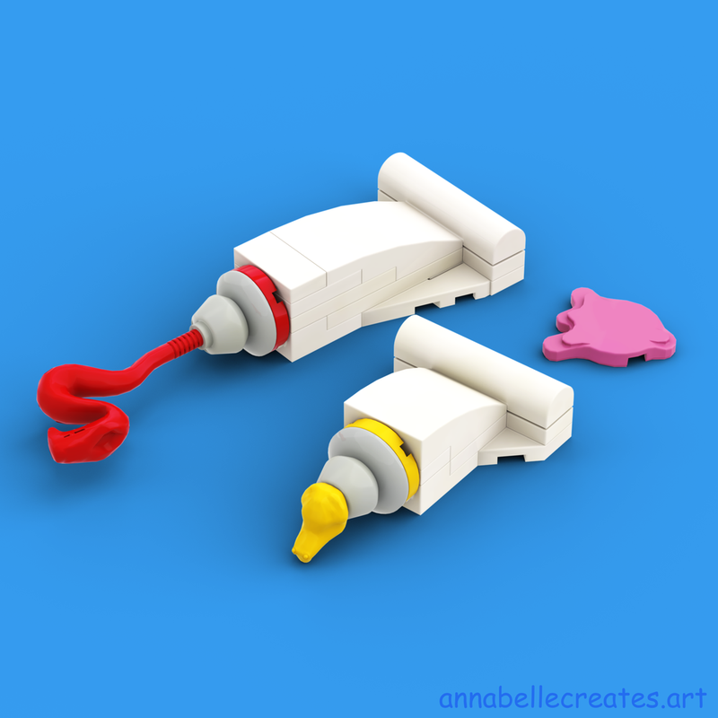Lego Mini paint tubes
