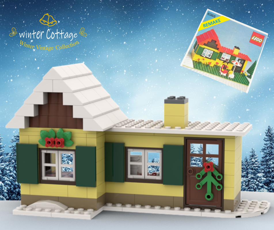 Lego Vintage winter cottage