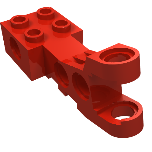 Lego Technic Motorcycle Pivot / Red