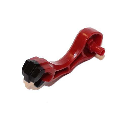 Lego Creature Body Part, Dragon Arm, Right with Black Claws Pattern / Dark Red
