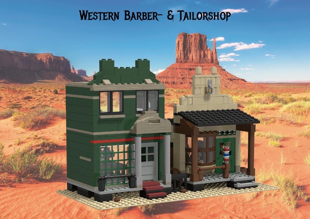 Lego Western Barber and Tailor Shop