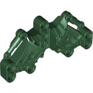 Lego Large Figure Skeletal, Torso, Upper, with 9 Holes (Mahri Kongu) / Dark Green